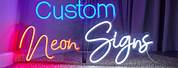 Neon Light Design Signs