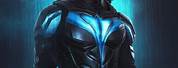 Nightwing Suit Long Hair