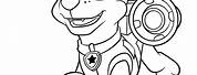 PAW Patrol Movie Chase Coloring Page