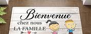 Paillasson Personnalise Bienvenue Chez