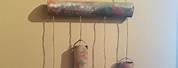 Paper Towel Roll Wind Chime Craft