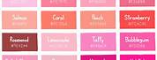 Pastel Pink Color Palette Hex Codes