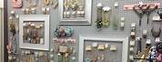 Pegboard Wall Antique Booth Idea