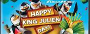 Penguins of Madagascar Happy King Julien Day DVD