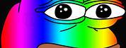 Pepe Frog Meme Rainbow