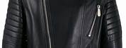 Philipp Plein Black Leather Jacket