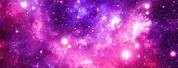 Pink Purple Galaxy Title Background