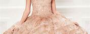 Pink Rose Gold Wedding Dresses