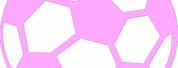 Pink Soccer Ball Cut Out