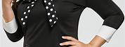 Plus Size Bow Blouses Tops On US Shein