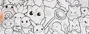 Pokemon Doodle Art Coloring Pages