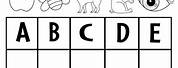Preschool Alphabet Matching Worksheets