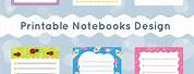 Printable Notebook for Kids