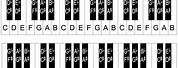 Printable Piano Keyboard with Letters
