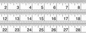 Printable Tape-Measure Inches