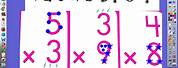 Printable Touch Math Multiplication From 2 to 5