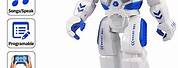 Programmable Robot Toy White with Blue Eyes