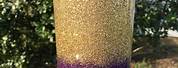 Purple and Gold Glitter Tumblr