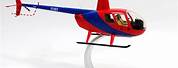 R44 Helicopter Diecast Models