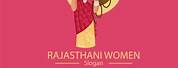 Rajasthani Women Washroom Logo