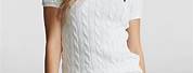 Ralph Lauren Knit Dress Shirt White