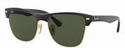 Ray-Ban Clubmaster Green On Gold