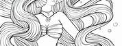 Real Mermaid Coloring Pages