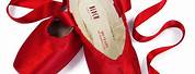 Red Pointe Shoes Bloch