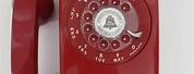Red Round Western Electric Telephone