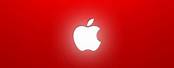 Red White Apple Logo iPhone Wallpaper