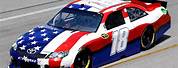 Red White and Blue Race Car