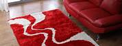 Red and White Rugs 4X6