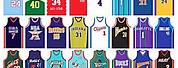 Retro NBA Basketball Jersey Design