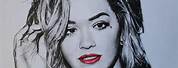 Rita Ora Drawing