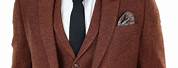 Rust Brown Tweed Suit