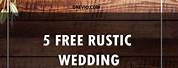 Rustic Wedding Invitation Templates Free