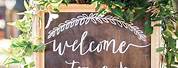 Rustic Wedding Signs for Kids