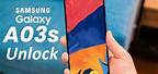 Samsung Galaxy ao3s Network Unlock