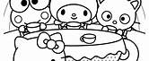 Sanrio Coloring Pages Color by Number