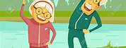 Senior Health and Fitness Animated Images Free