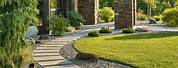 Side Yard Landscaping with Stone