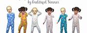 Sims 4 Toddler Footed Pajamas