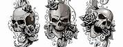 Skull Tattoo Designs Clip Art