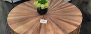 Small Round Wood Coffee Table