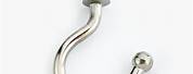 Small Stainless Steel Screw Hooks