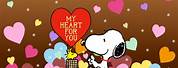 Snoopy Love Hearts Wallpaper iPhone