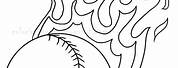 Softball Coloring Pages for Big Kids