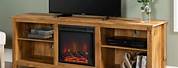 Solid Wood 70 Inch Fireplace TV Stand