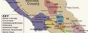 Sonoma County Cities Map