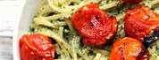 Spaghetti with Cherry Tomatoes and Pesto